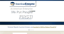 Desktop Screenshot of americanenterprise.com